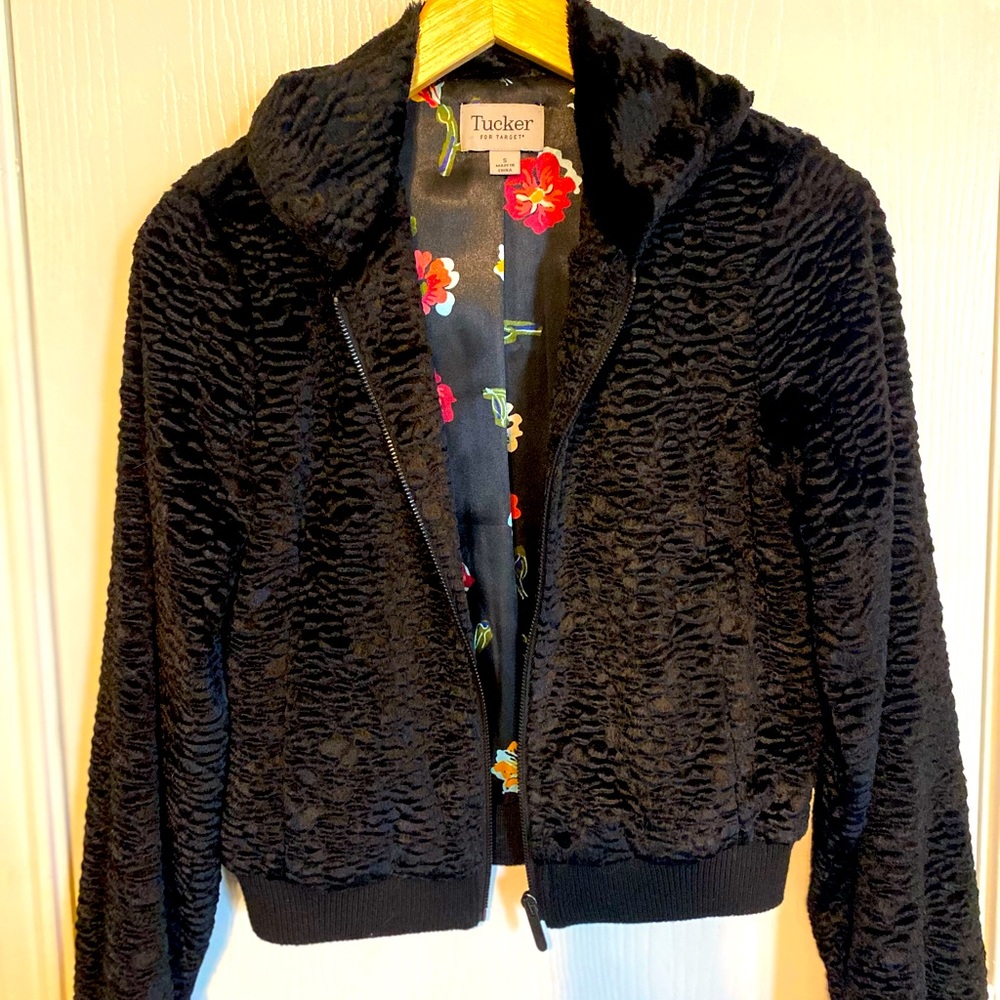 Tucker for Target Faux Fur Bomber